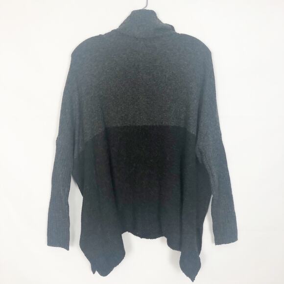 Beach Lunch Lounge Cowl Neck Color Block Sweater Size XS Oversized Fit - Picture 8 of 12